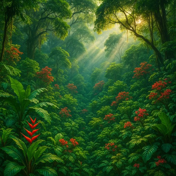 Sunlit Canopy of Mindanao: A Tropical Symphony