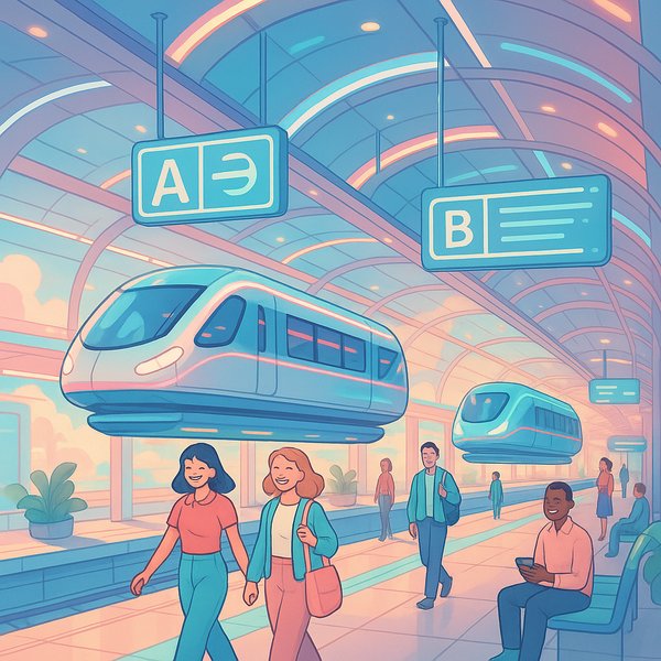 Sunlit Skyport: A Friendly Future Transit Hub