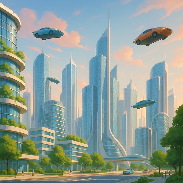Sunlit Skyway — A Friendly Future City