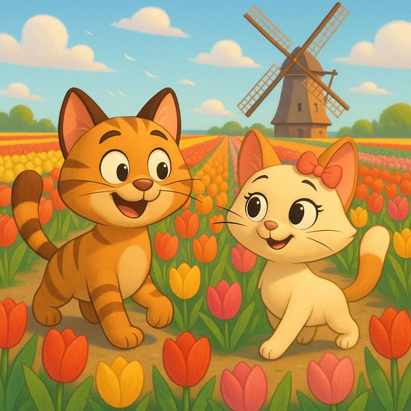 Tulip Stroll in Holland