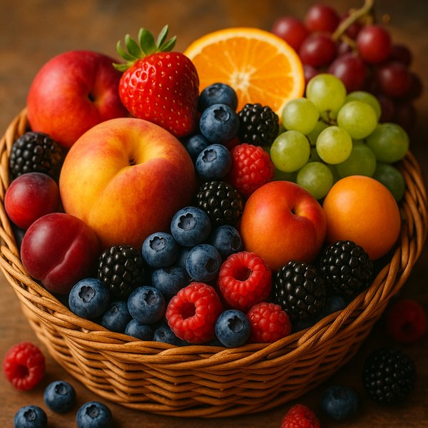 Vivid Summer Fruit Basket