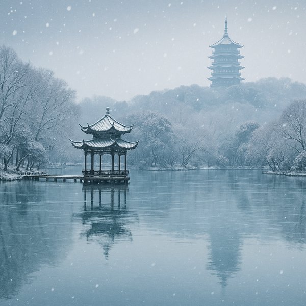 Winter Silence at West Lake