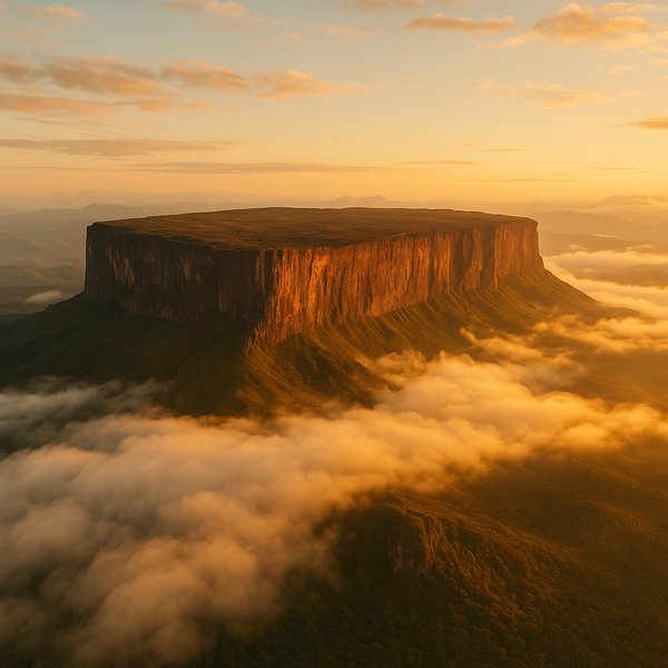 Auyán-tepui at Golden Dawn