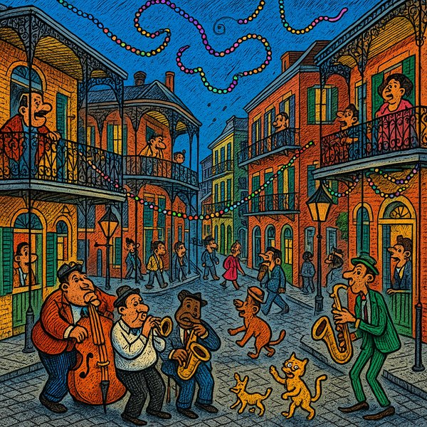 Blue Hour Jazz in the French Quarter
