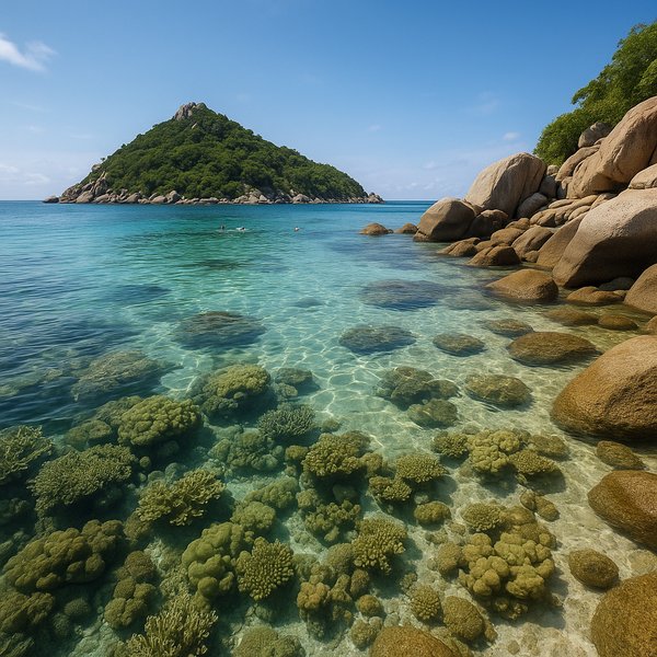 Crystal Bay, Koh Tao — Clear Coral Shallows