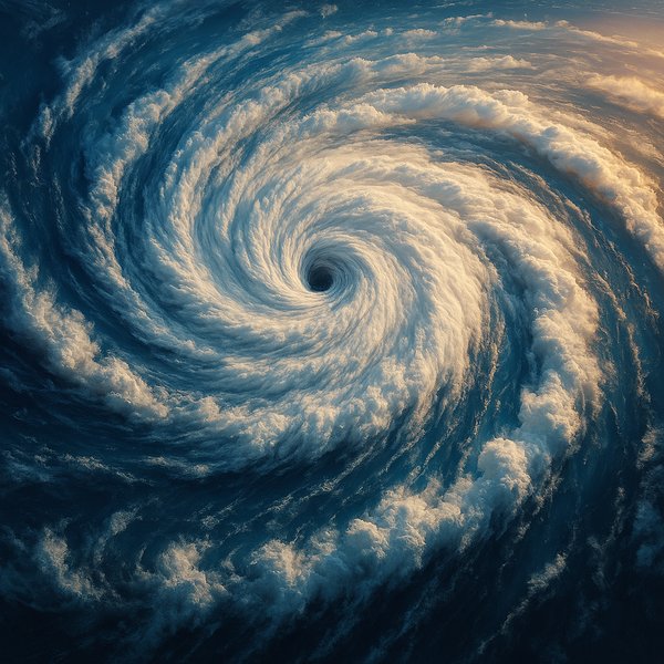 Eye of the Typhoon — Epic Aerial Spiral — 64