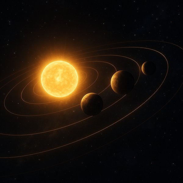 Golden Star System — Cinematic Exoplanetary Alignment