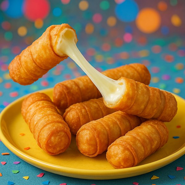 Golden Tequeños with Stretchy Melted Cheese — Party Snack