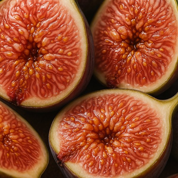 Honeyed Fig Halves — Ultra-detailed Macro