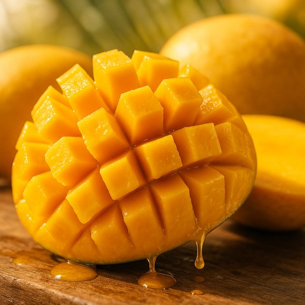 Juicy Honeyed Mango Cubes