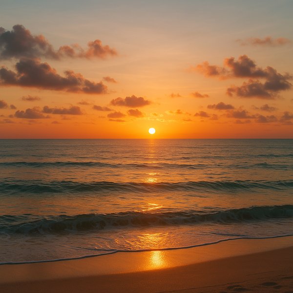 Koh Samui Sunrise Over Calm Sea