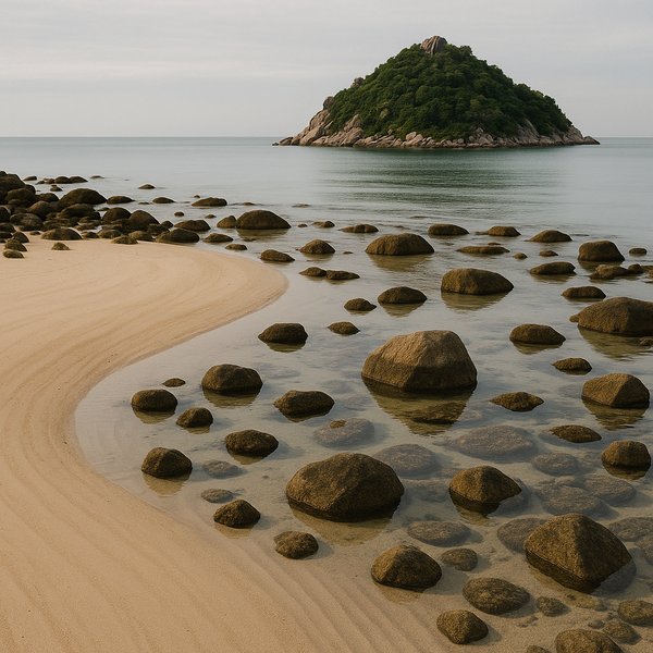 Koh Tao Sand Cove at Low Tide