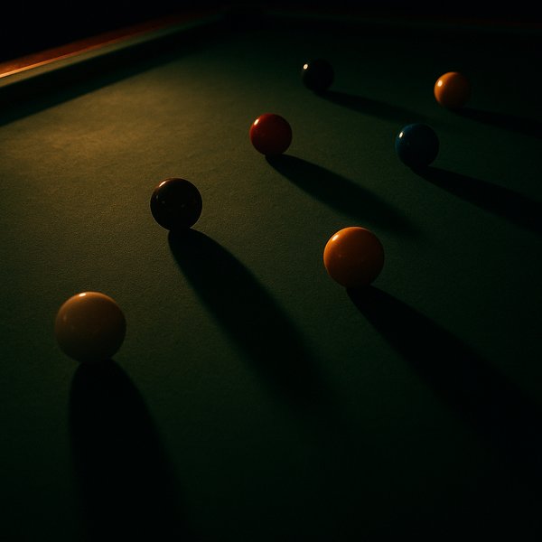 Late-Night Snooker Shadows