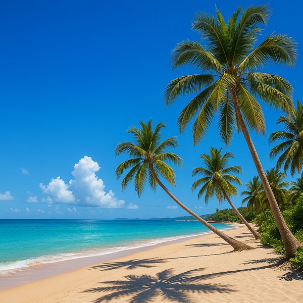Midday Palms on Koh Samui
