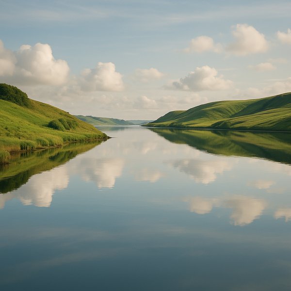 Mirror Fjord at Dawn