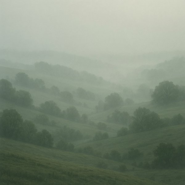 Mists Over Rolling Hills