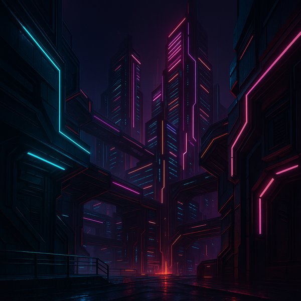 Neon Spires of 5th January