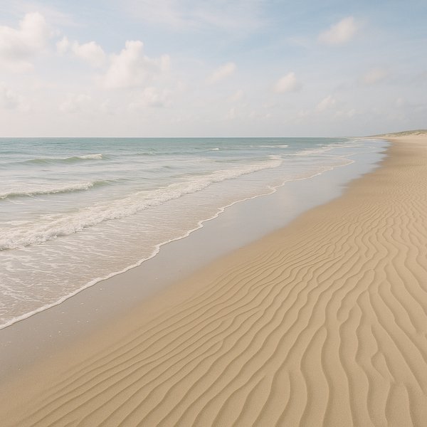 North Sea Shoreline — Wind‑sculpted Sands
