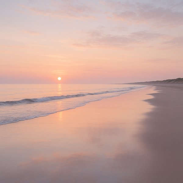 Pastel Dawn on a Danish Shore