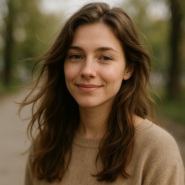 Soft Smile in the Park