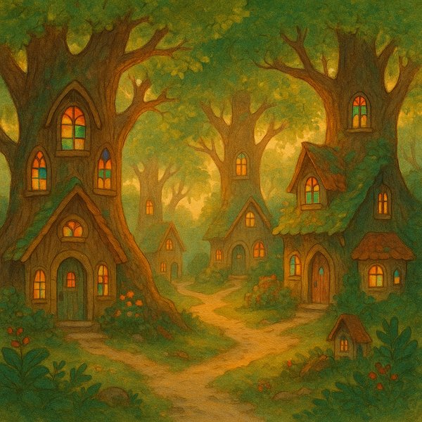 Sunlit Treevillage