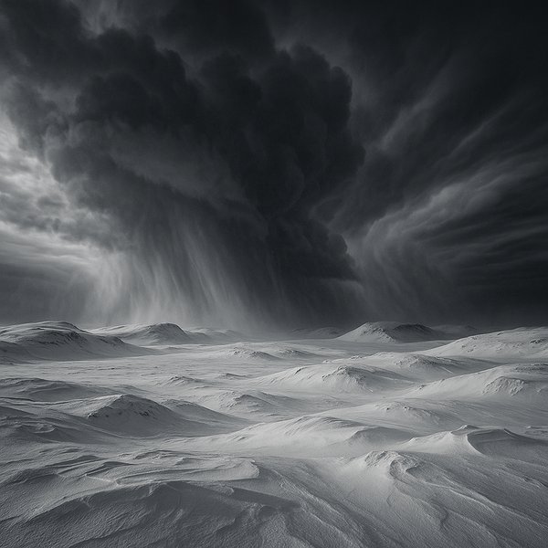 Tempest Over the Greenland Ice