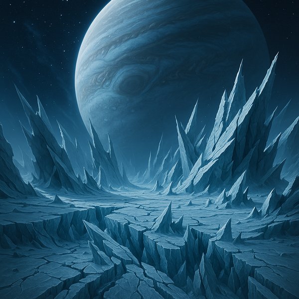 Tidal Fractures on an Icy Exomoon