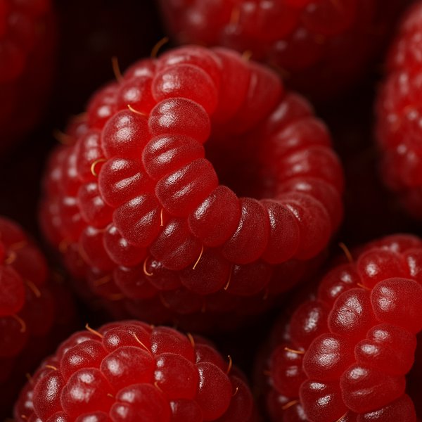 Ultra‑Juicy Raspberry Macro