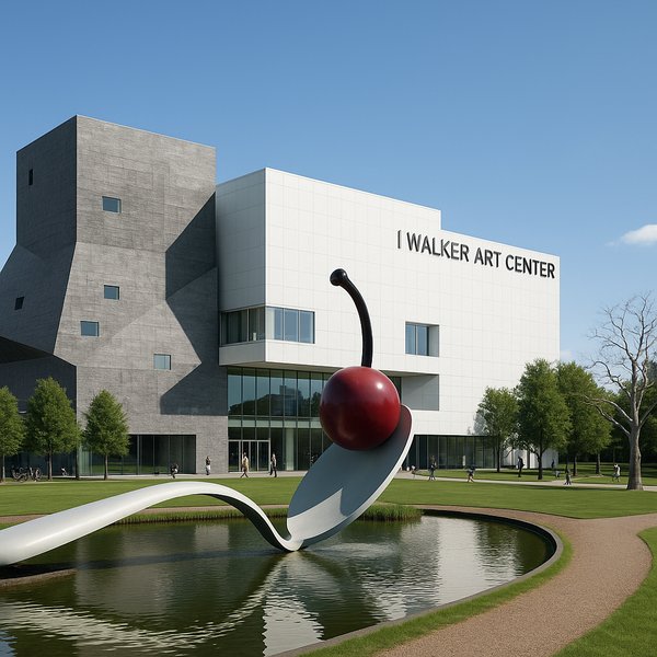 Walker Art Center — Muỗng và quả anh đào dưới nắng