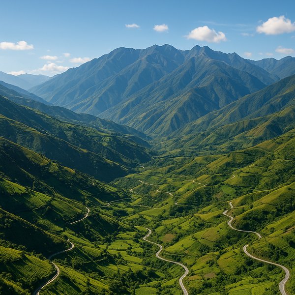 Winding Roads Through the Venezuelan Andes