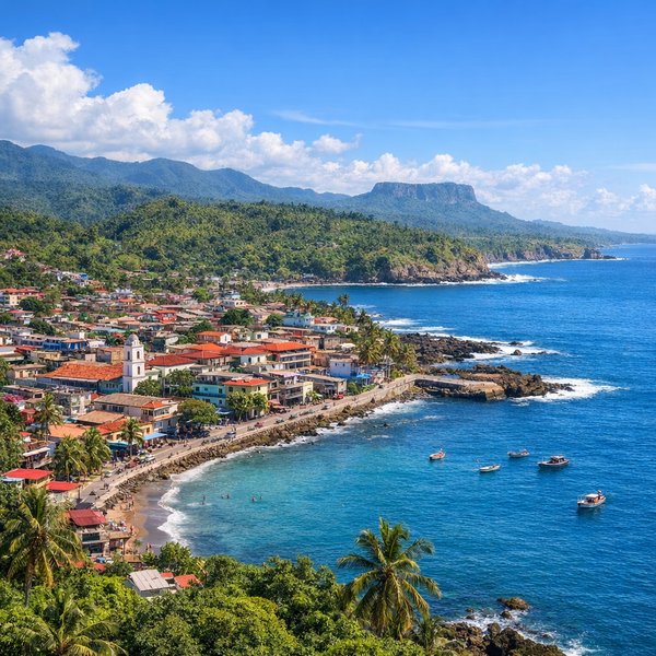 Baracoa Coastline at Bright Daylight