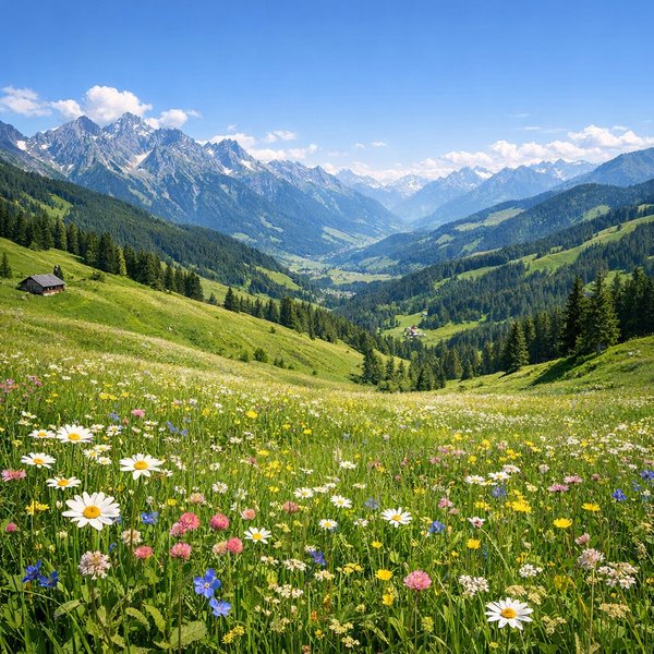 High Alpine Meadow in Austria