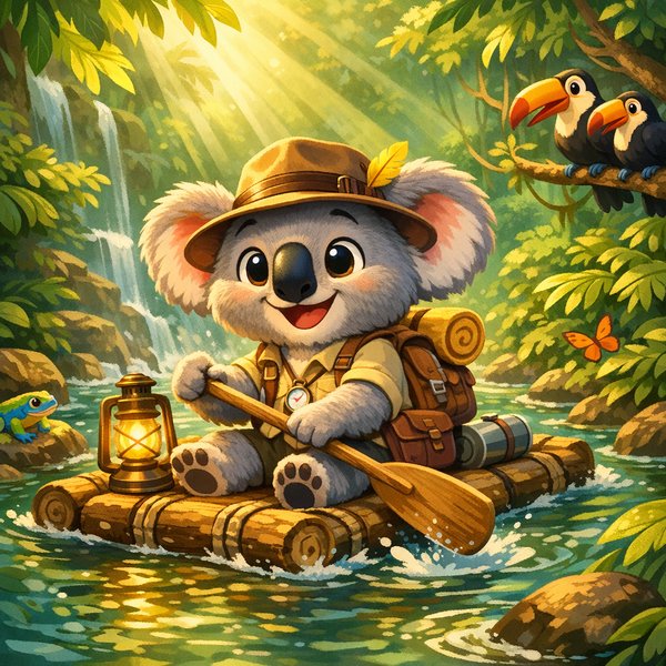 Koala Explorer's River Raft Adventure