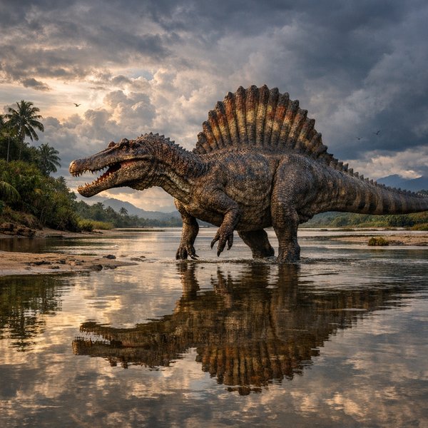 River King: Spinosaurus at Dusk