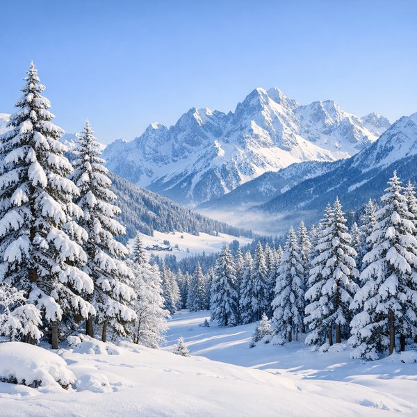 Winter Serenity in the Austrian Alps