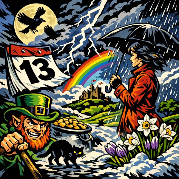 13. März: Sturm & Regenbogen