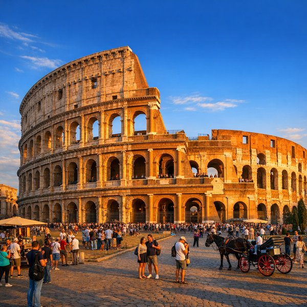 Colosseum at Golden Hour