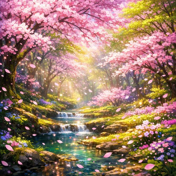 Enchanted Cherry Blossom Spring