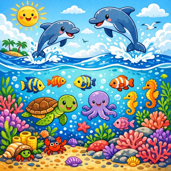 Sunny Ocean Playground