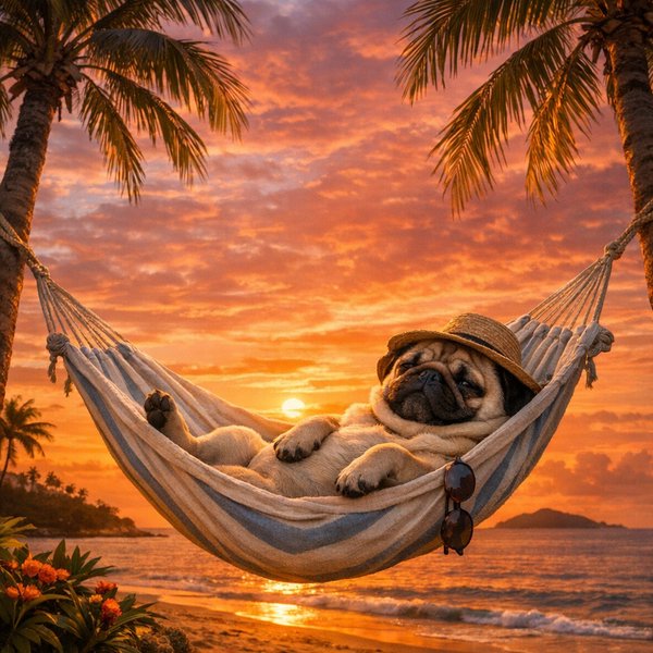 Tropical Sunset Siesta