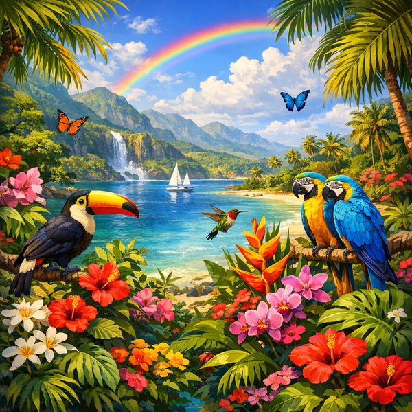 17th May - Tropical Rainbow Haven