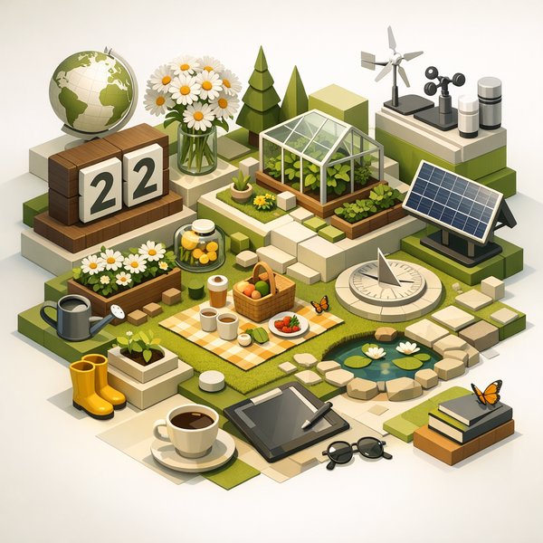 Isometric 22nd May: Spring Picnic & Sustainable Garden