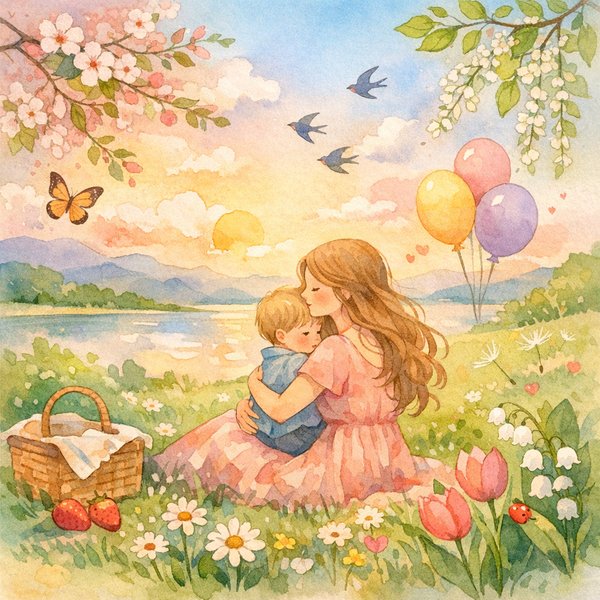 May Morning Embrace