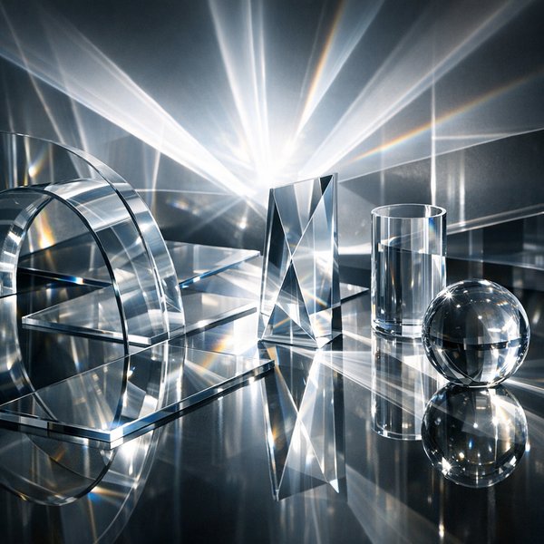 June Light: Glass Refractions