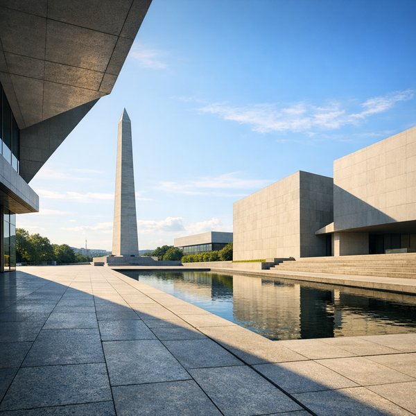 June Light Over the Obelisk