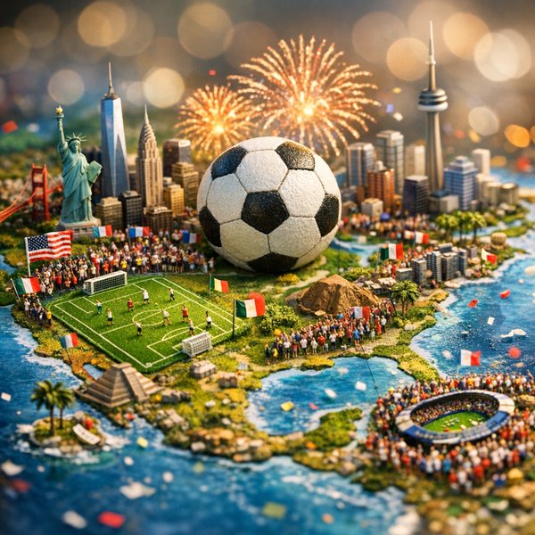 North American Football Festival — Macro Map Celebration