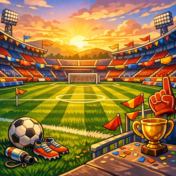 Sunrise at the Championship Stadium