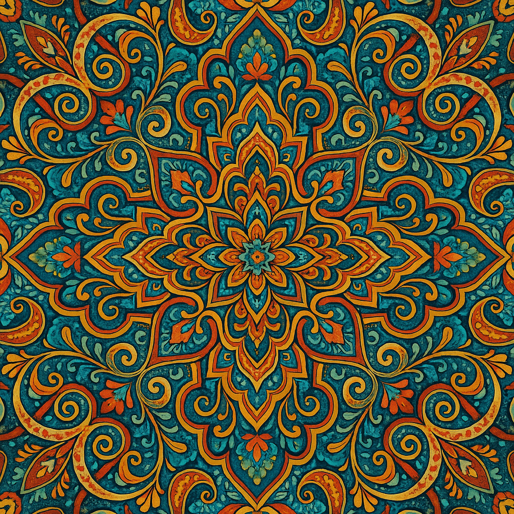 Vibrant Kaleidoscope Design