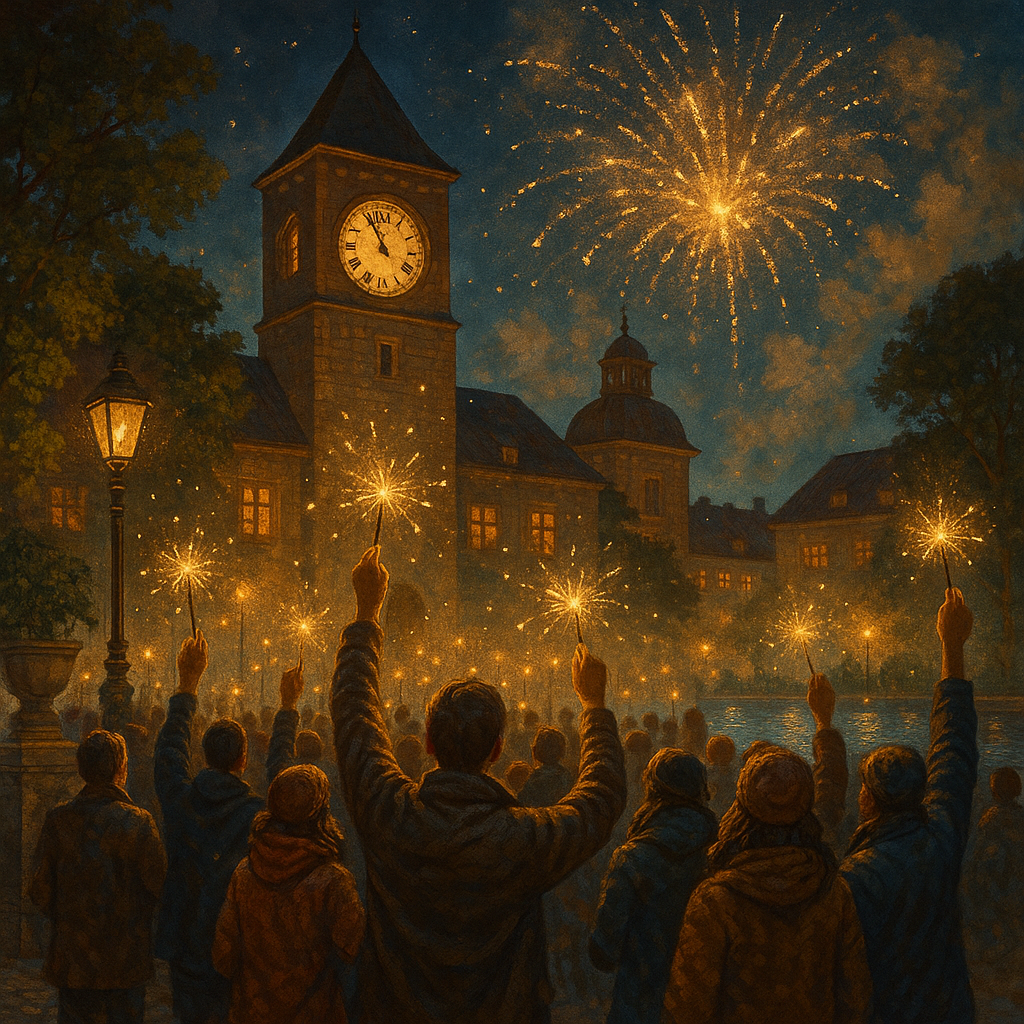 Festive New Year Celebration