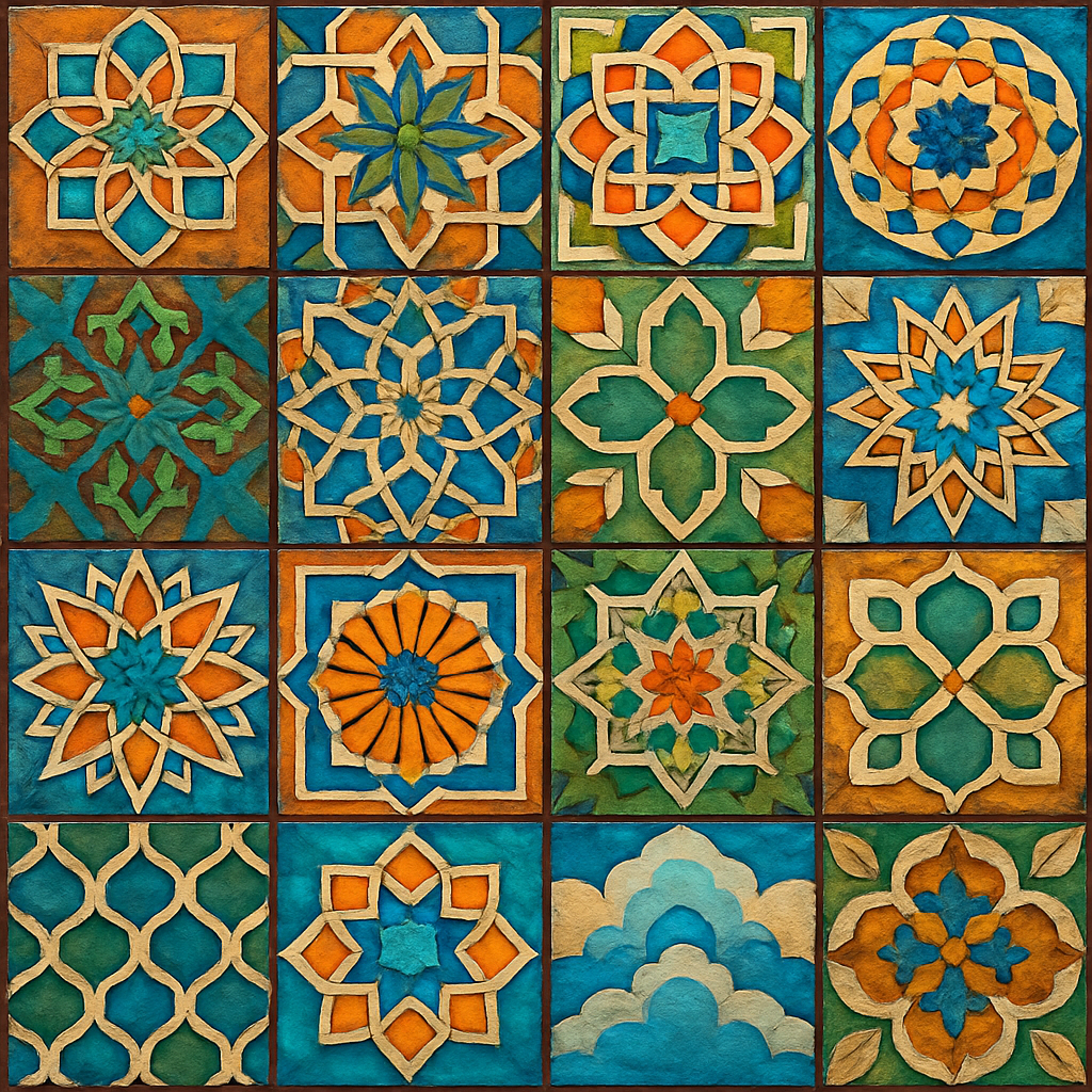 Intricate Moroccan Tile Mosaic